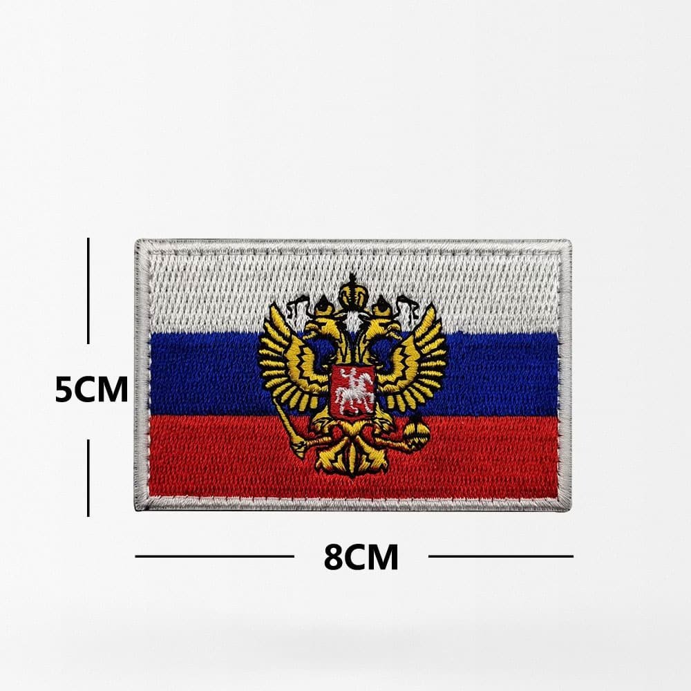 Военный шеврон Флаг России - Оригинальный герб — изображение 2