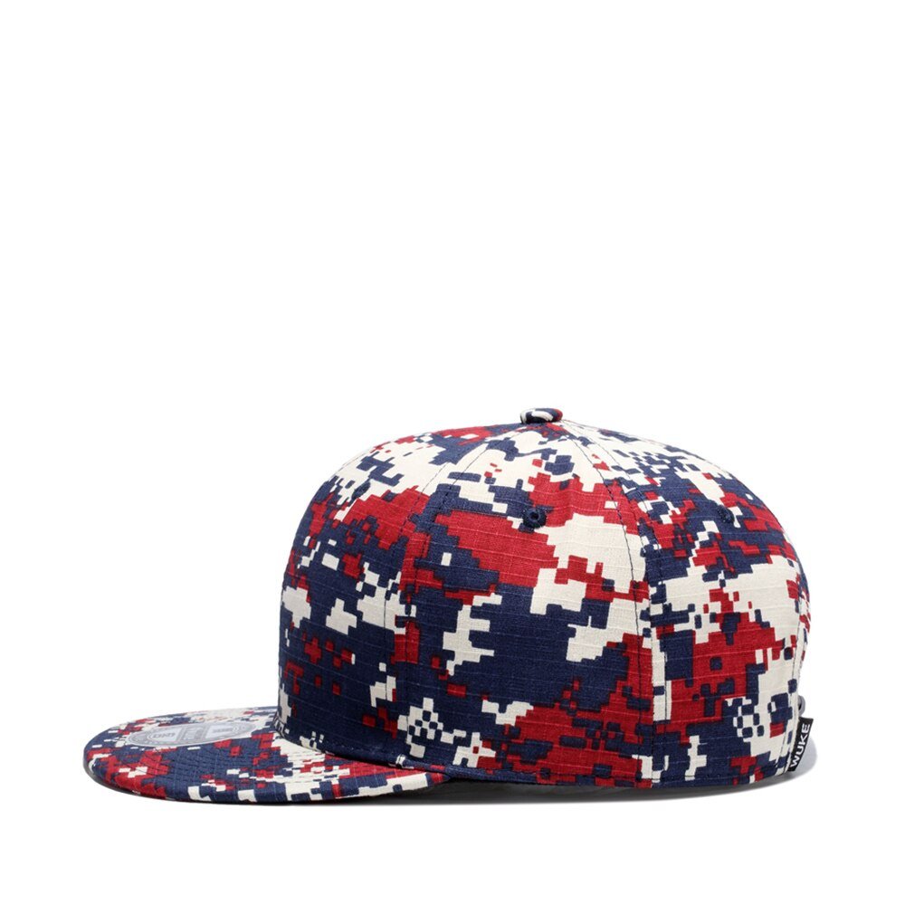 Camo Snapback Original - Digital Red & Blue — изображение 5