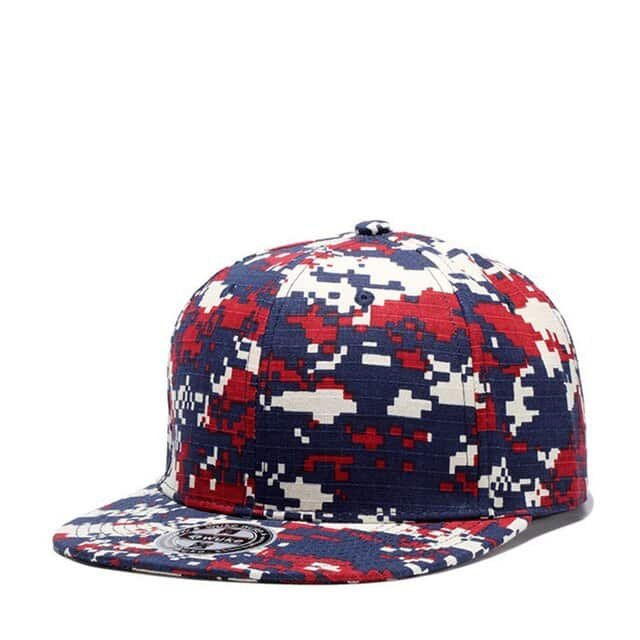 digital camo snapback