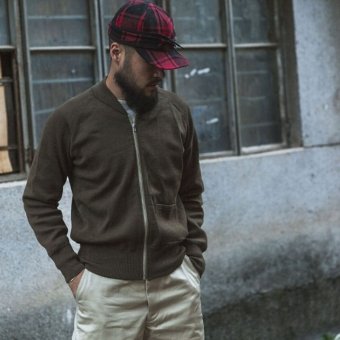 army full zip sweater "USAAF" C-2