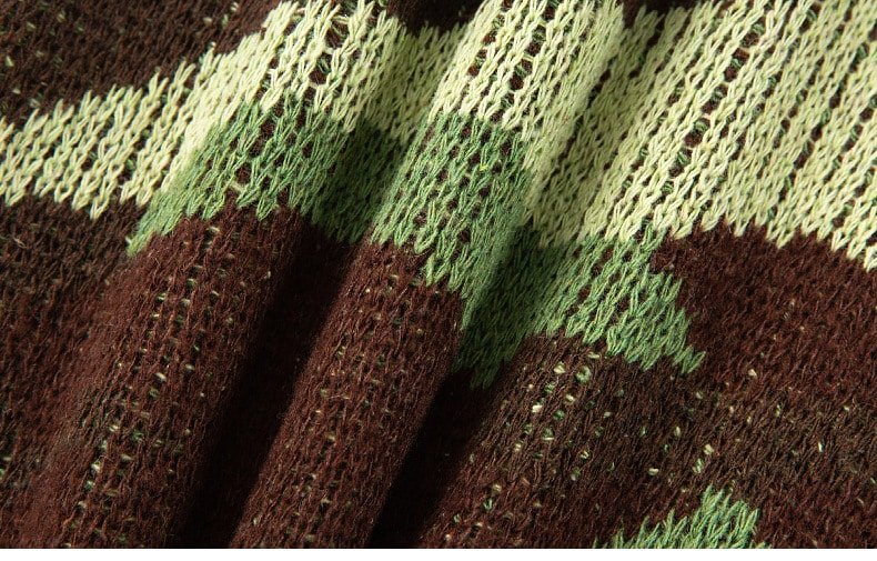 camo cardigan mens