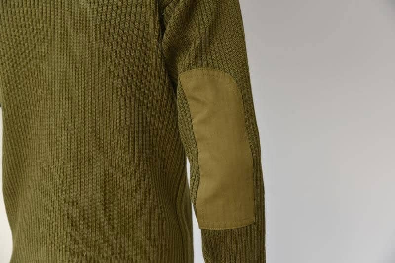 commando sweater with epaulets "USMC" Navy Blue|Olive
