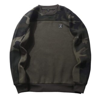 green camo sweatshirt "Woy" 9.0