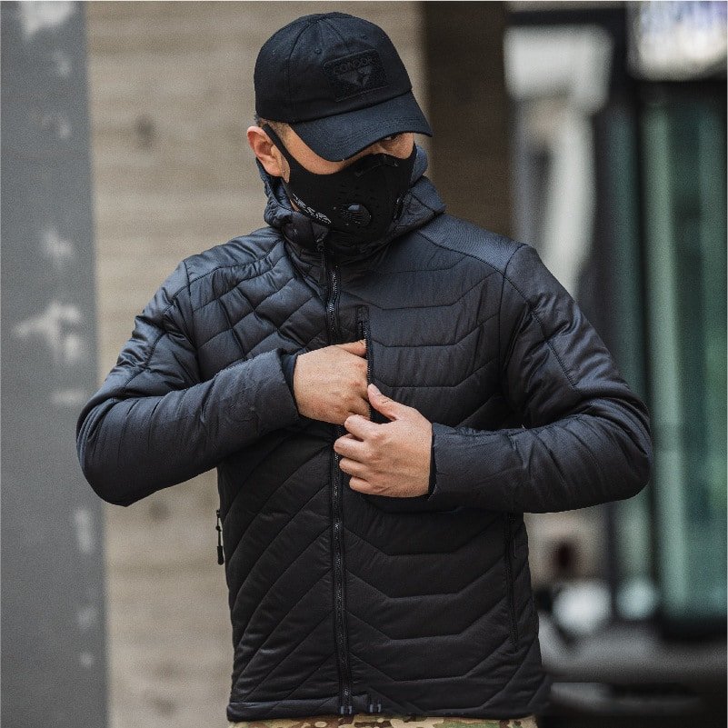 puffer jacket military