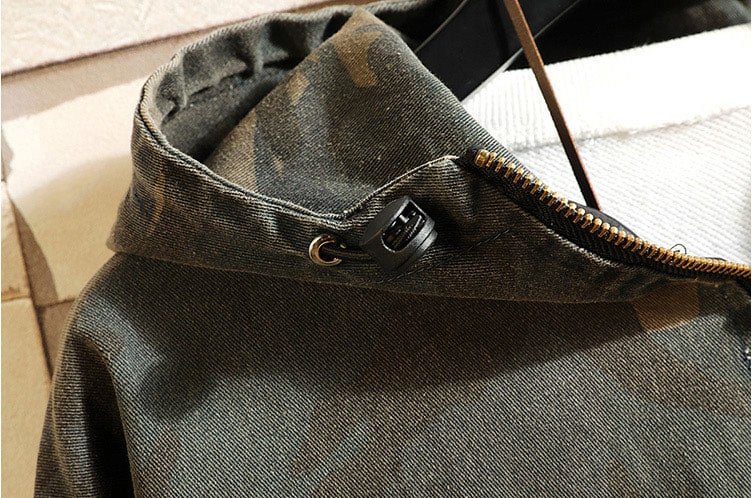 vintage camouflage jacket