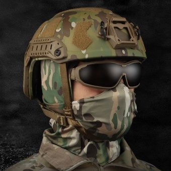 Airsoft face protection balaclava