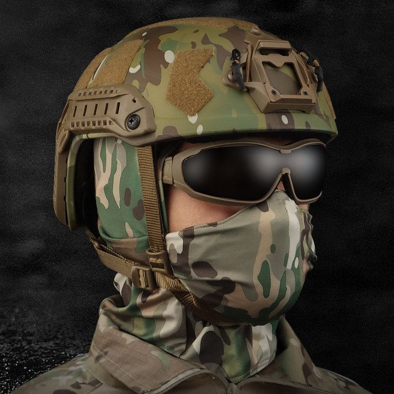 Airsoft face protection balaclava