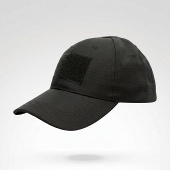Black tactical cap