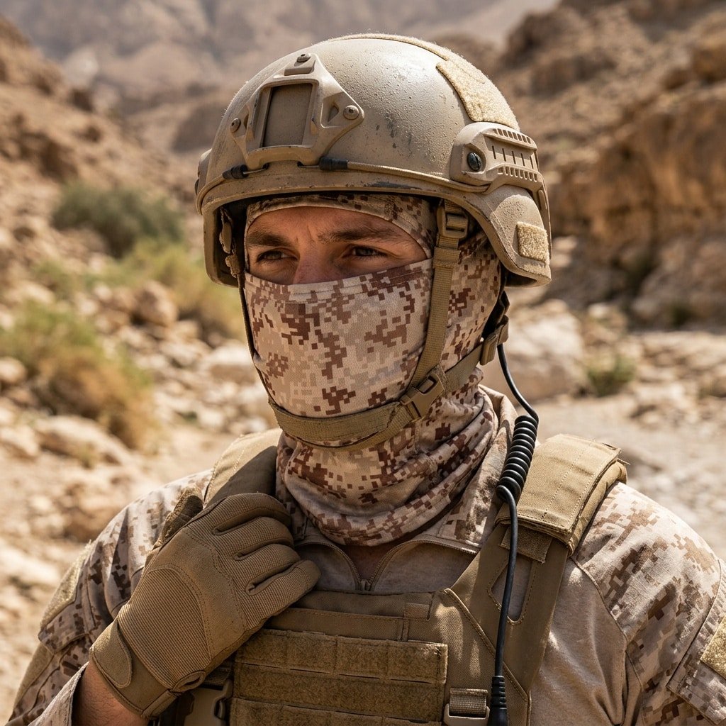 Digital camo desert balaclava “Modius”