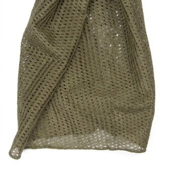 Green net scarf
