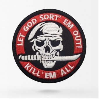 Патч Kill em all с черепом