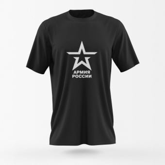 army of russia tshirt Black