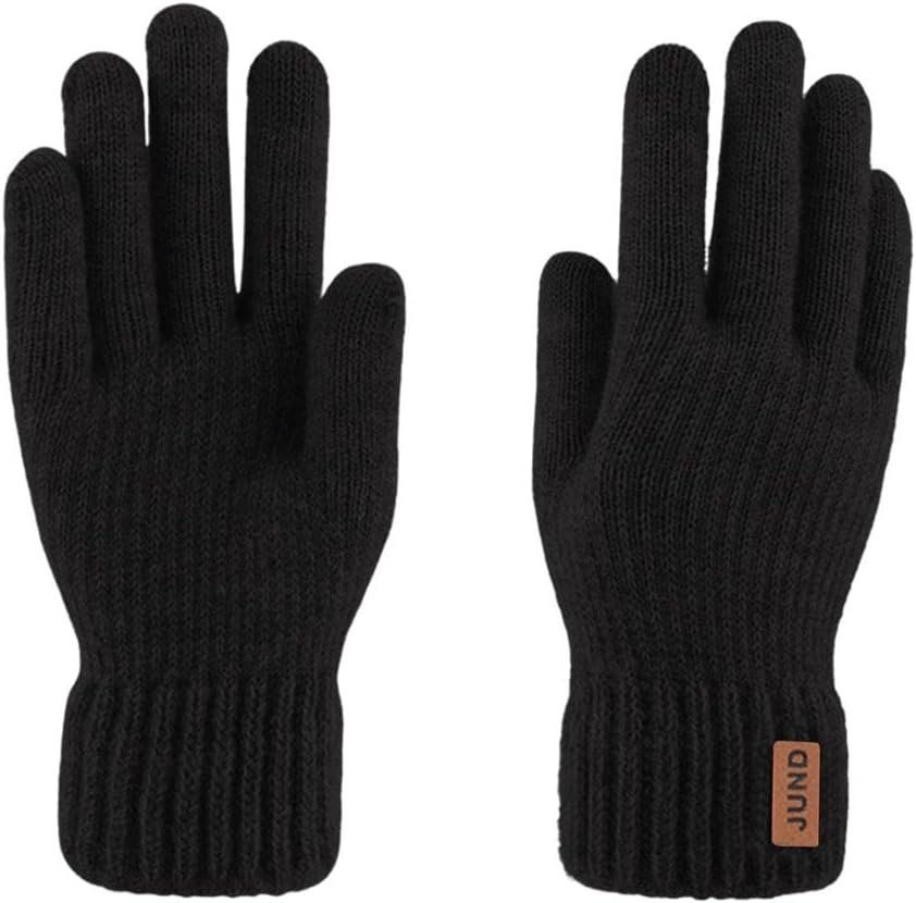Knit army gloves Black