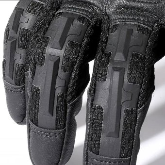 Leather tactical gloves