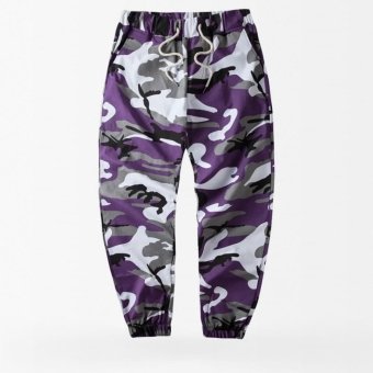Purple camo jogger
