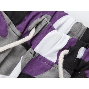 Purple camo jogger