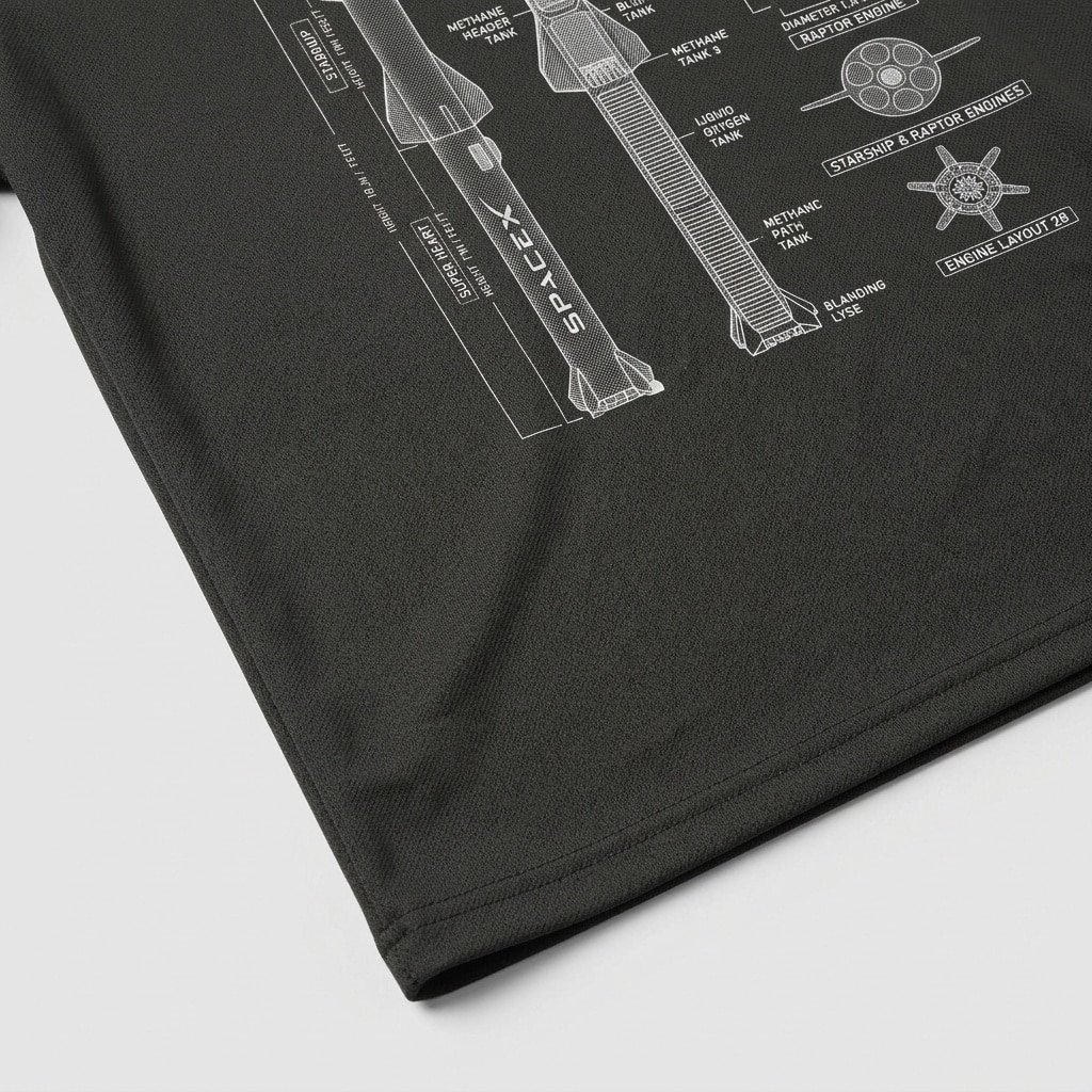 SpaceX Starship Tshirt