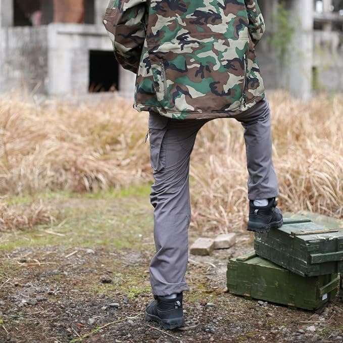 Waterproof softshell pants - Grey