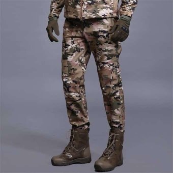 Waterproof softshell pants - Multicam