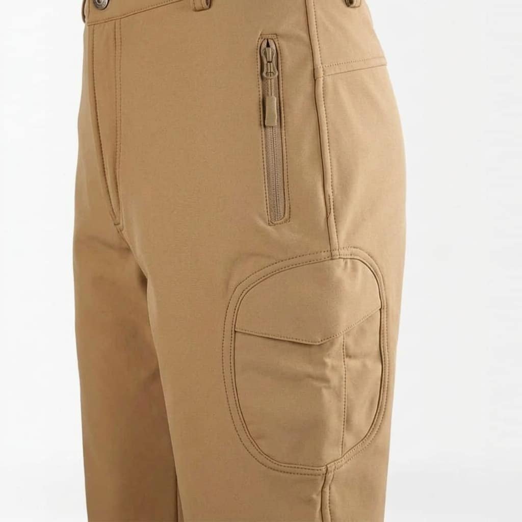 Waterproof softshell pants – Coyote