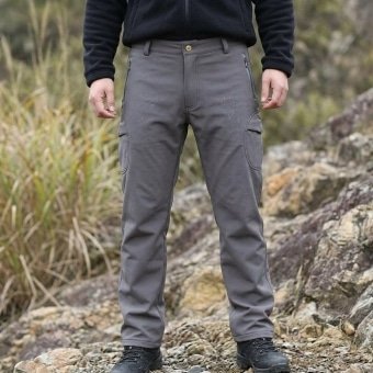Waterproof softshell pants – Grey
