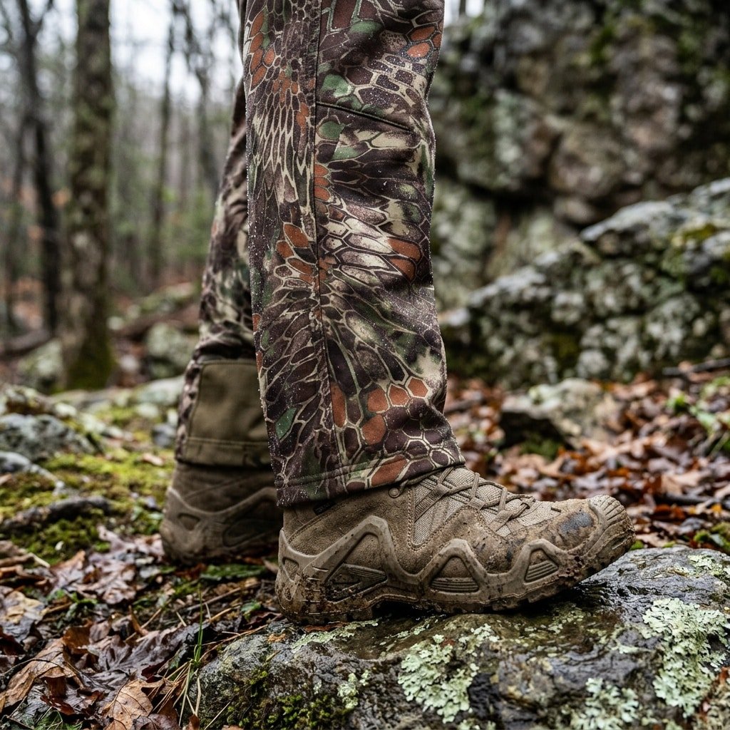Waterproof softshell pants – Kryptek mandrake