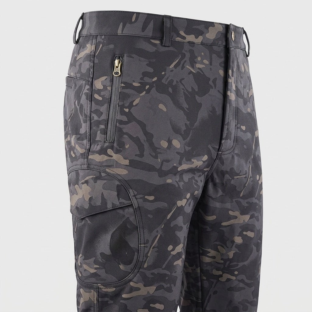 Waterproof softshell pants – Multicam Black