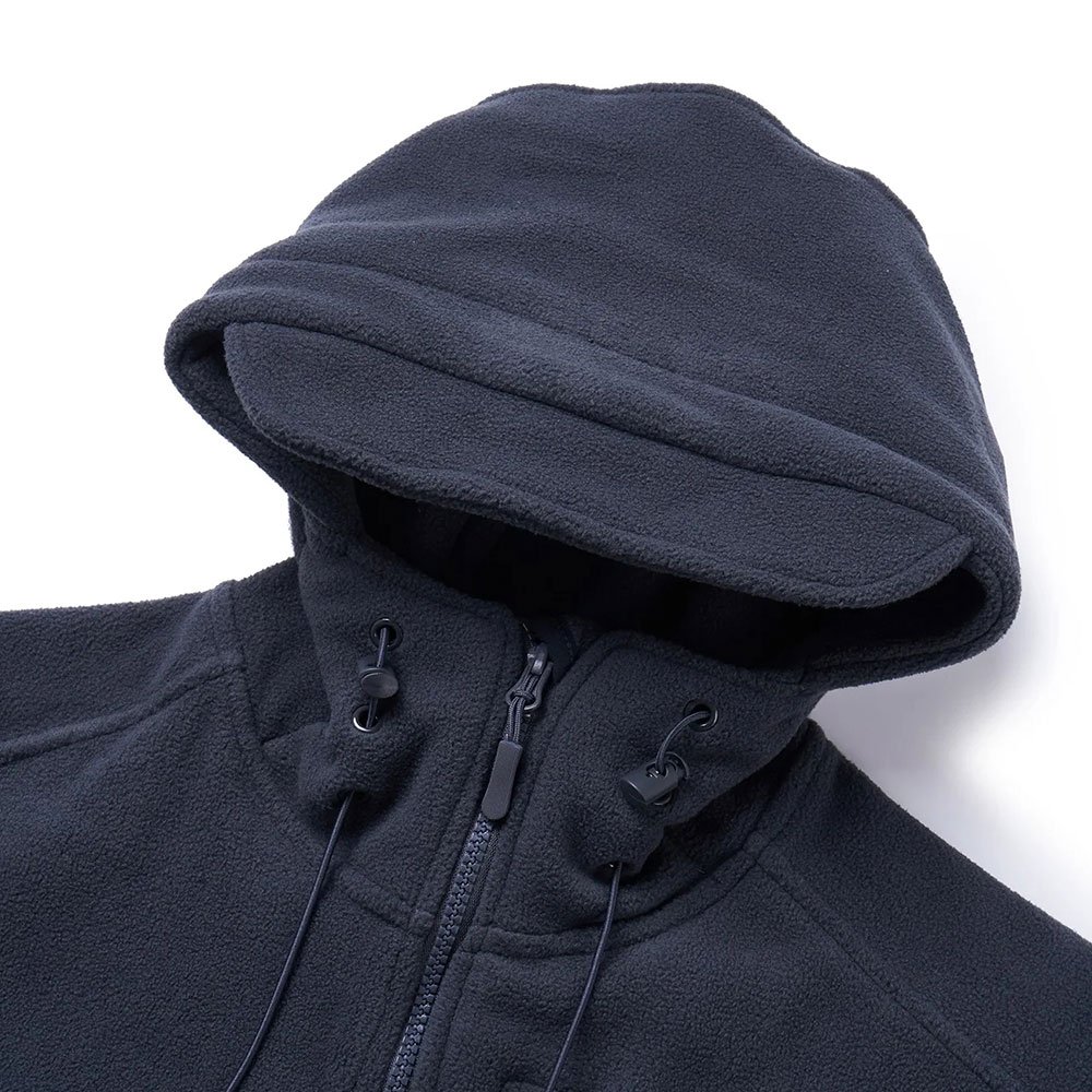 Tactical fleece jacket with hood