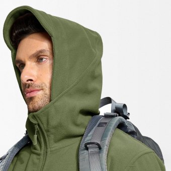 US Military hooded fleece jacket
