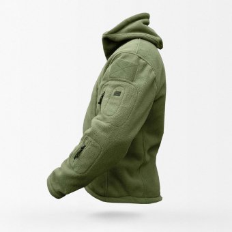 US Military hooded fleece jacket
