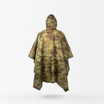 Multicam Tropic rain poncho