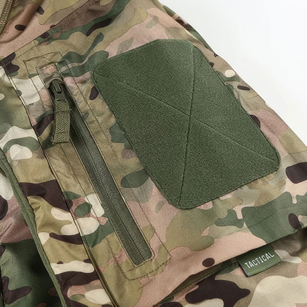 camo rain jacket