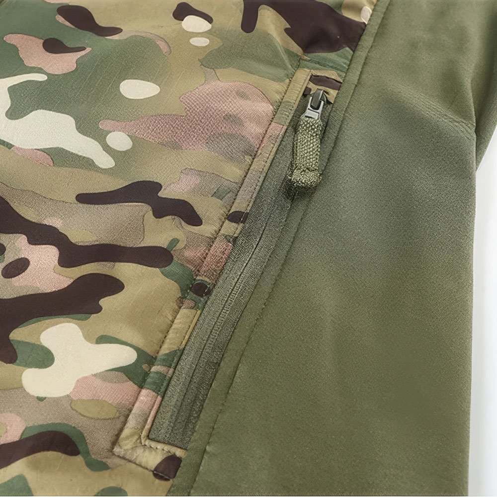 camo rain jacket