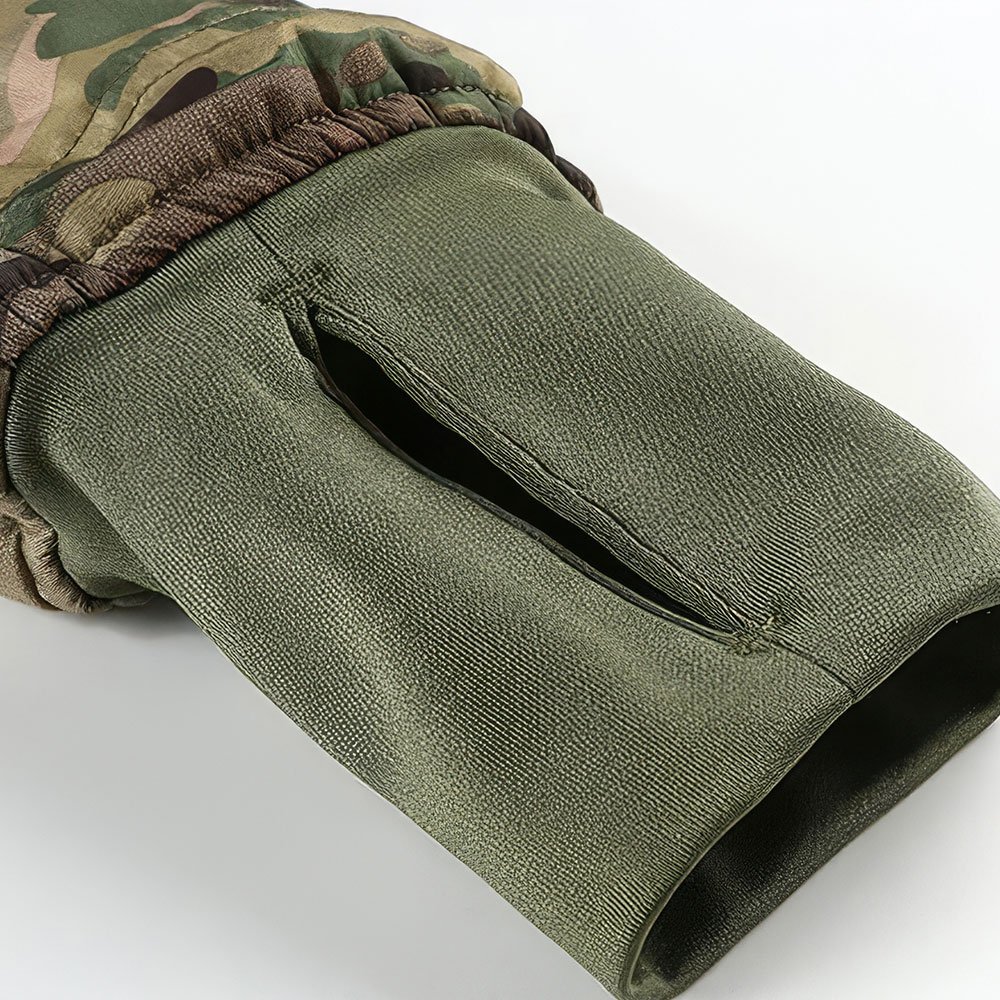 camo rain jacket