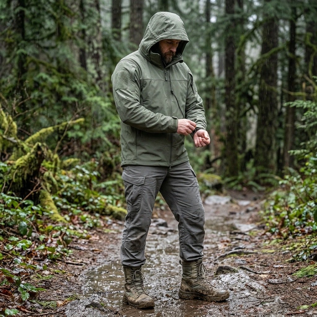 Military rain jacket “HW 17”