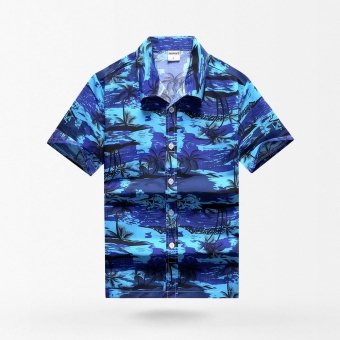 Гавайская рубашка Blue Lagoon