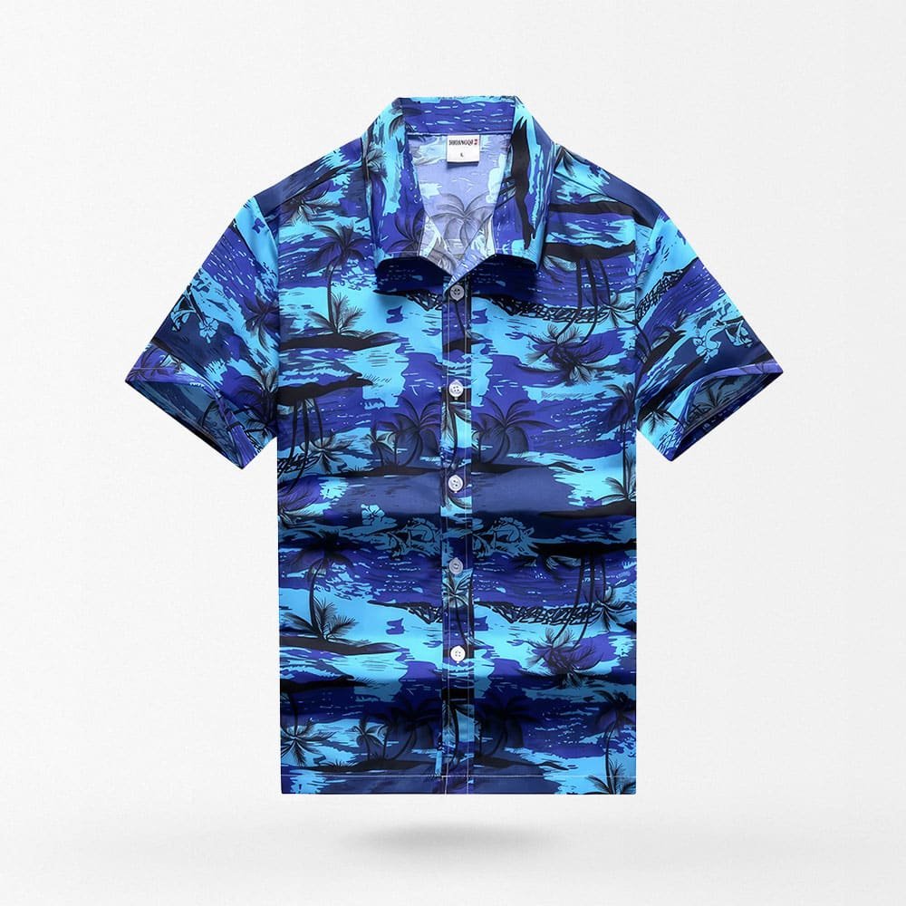 Гавайская рубашка Blue Lagoon