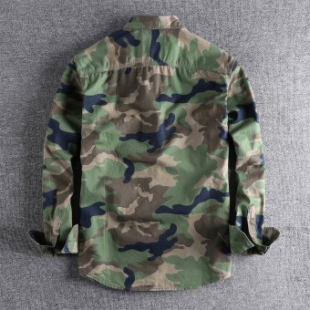 camo button up shirt mens