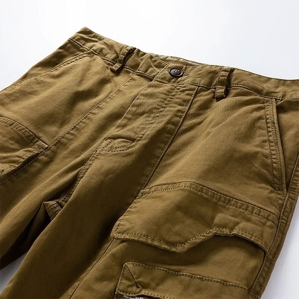 army style slim cargo pants