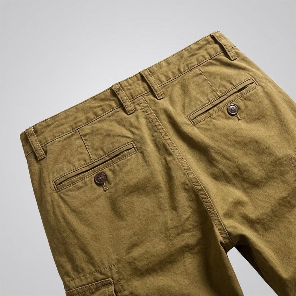Army style slim cargo pants