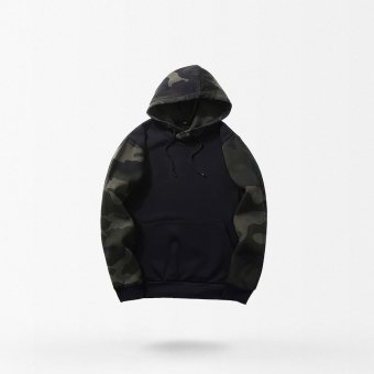 black camo hoodie