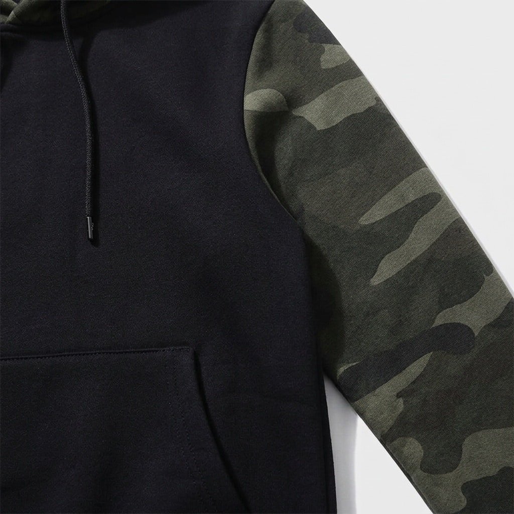 Black camo hoodie