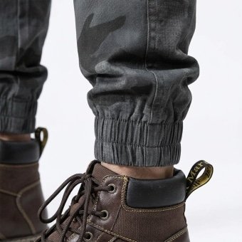 Camo army slim cargo pants