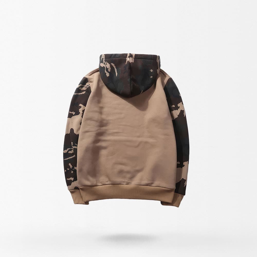 camo khaki hoodie