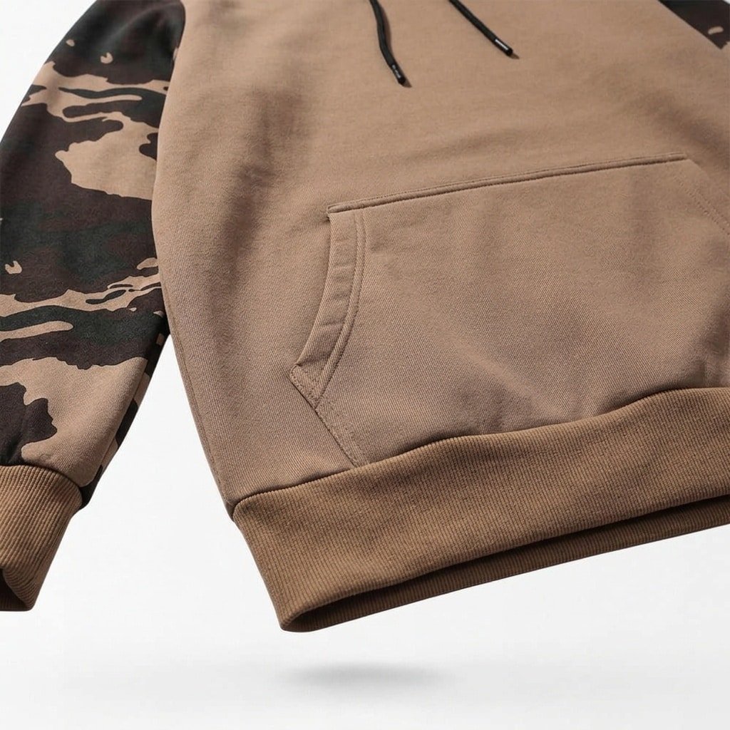 Camo khaki hoodie