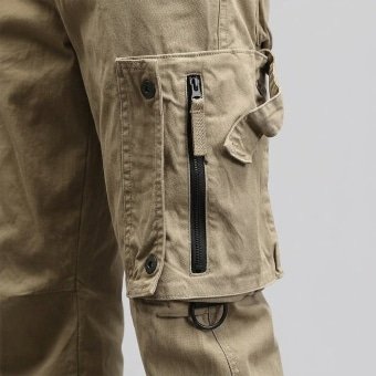 Skinny military cargo pants