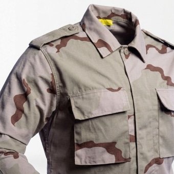 3 Color Desert BDU Combat Uniform