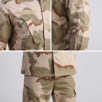 3 Color Desert Military Combat Uniform
