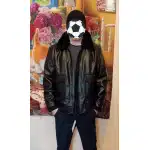 Лётная куртка B3 с меховым воротником чёрная photo review