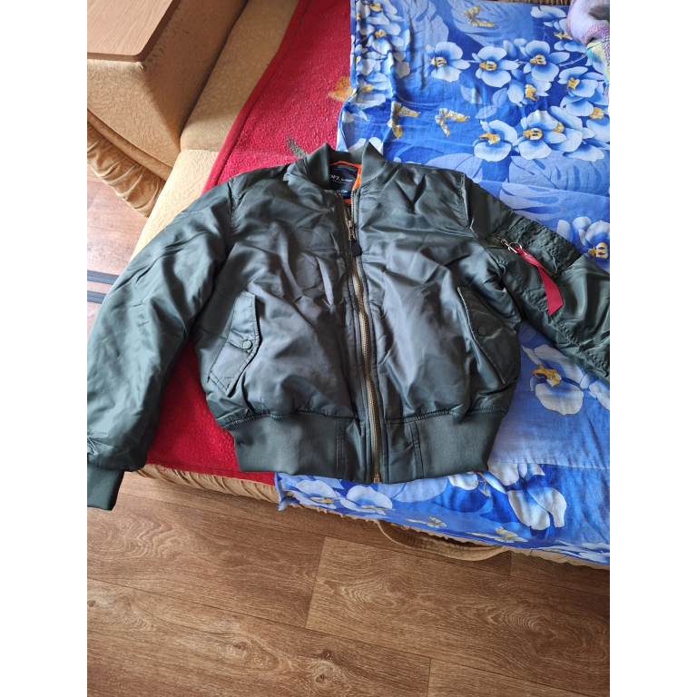 Военная тактическая куртка-пилот MA-1 жёлтая photo review